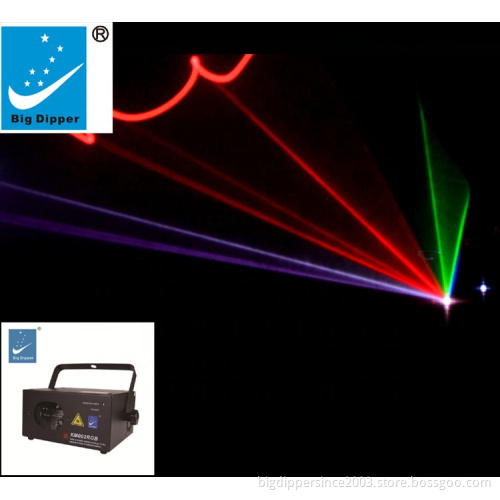 china factory Big Dipper KTV bar Lighting Professional stage equipment auto sound DMX controller laser projector RGB